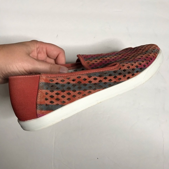 Lori Goldstein laser cut slip on loafers flats - Picture 7 of 12